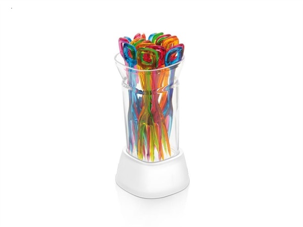 TESCOMA STUZZICHINI PER APERITIVO CON CONTENITORE SET 20 PZ