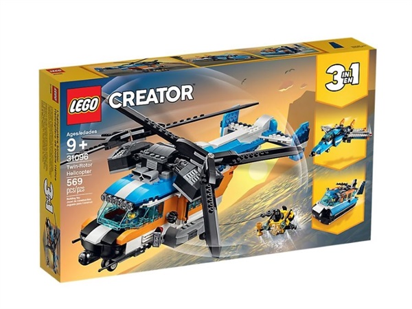 LEGO Lego creator, elicottero bi-rotore 31096