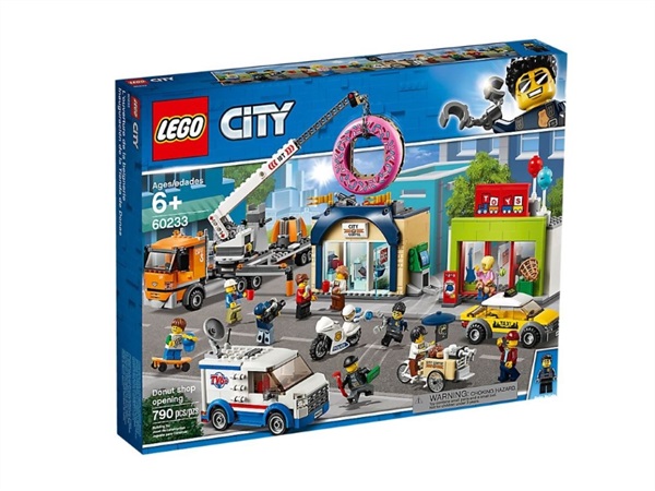 LEGO Lego city, inaugurazione della ciambelleria 60233