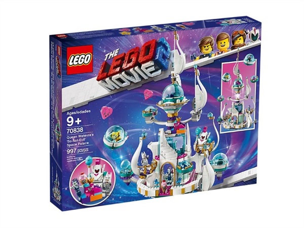 LEGO Lego movie 2, regina wello ke wuoglio e il palazzo spaziale 'mezzo malvagio' 70838