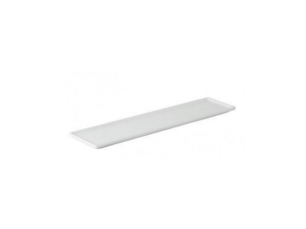 TABLE TOP PORCELLANE SAS Vassoio rettangolare in porcellana bianca