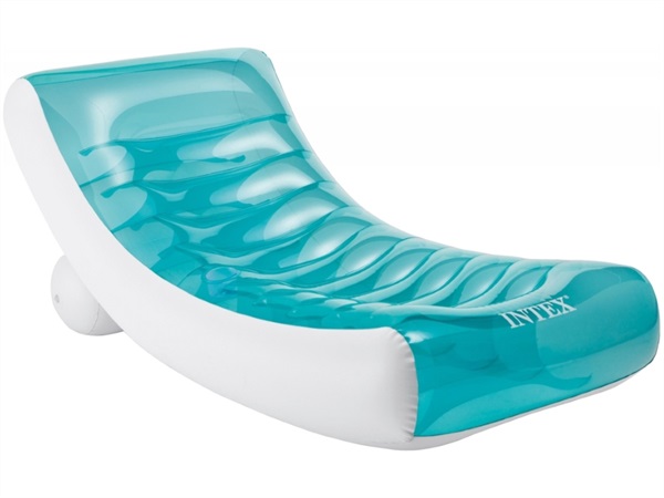 Poltrona lounge trasparente, 188x99 cm