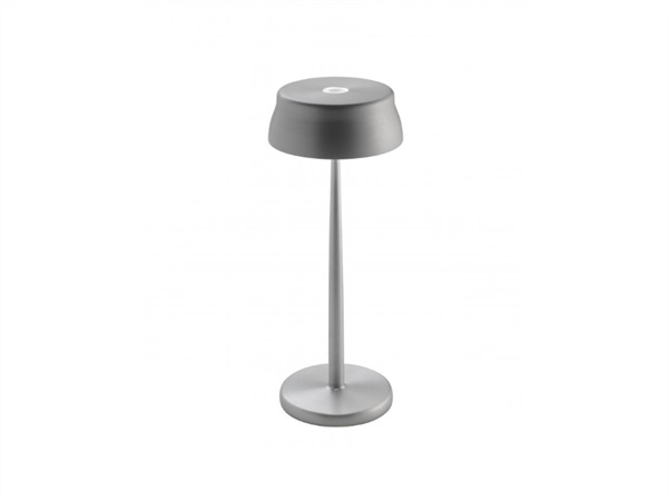 ZAFFERANO S.R.L. Sister light, lampada ricaricabile da tavolo - alluminio anodizzato