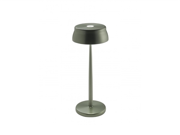 ZAFFERANO S.R.L. Sister light, lampada ricaricabile da tavolo - verde anodizzato
