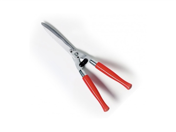 Forbice da siepi lame ondulate manici legno con gommino ammortizzatore paracolpi Cm 55
