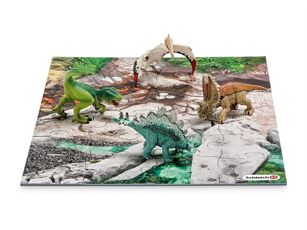 SCHLEICH Dinosauri con base da gioco