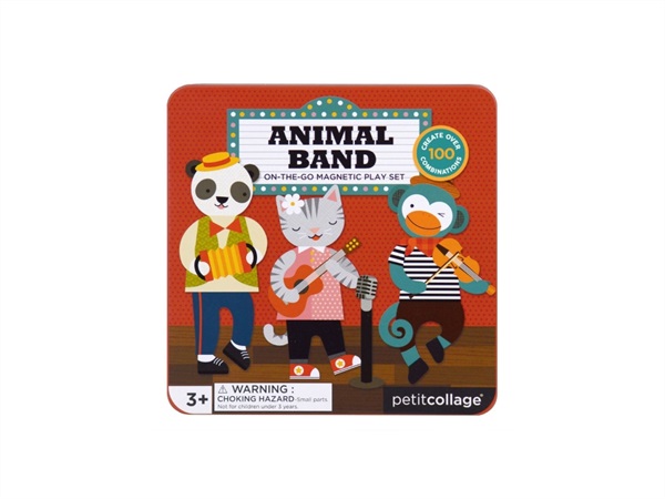 PETIT COLLAGE Animal Band - set da gioco magnetico