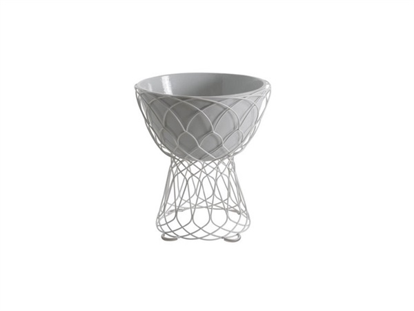 EMU RE-TROUVE' PORTA VASO EMU Ø 65 X 71 CM BIANCO LUCIDO