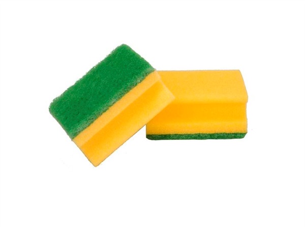 ORLANDI Spugna abrasiva salvaunghie, verde/giallo, 3 pezzi