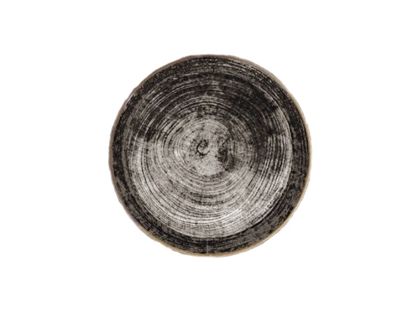 SATURNIA Black Round,linea ischia, piatto frutta 21 cm