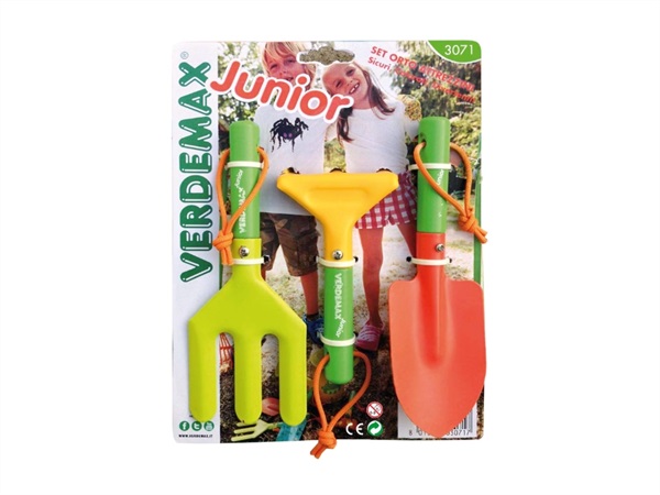 VERDEMAX Set di attrezzi da giardinaggio per bambini (3 attrezzi)