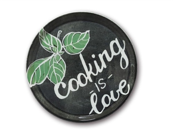 SATURNIA Blackboard, linea napoli, Piatto pizza 33 cm