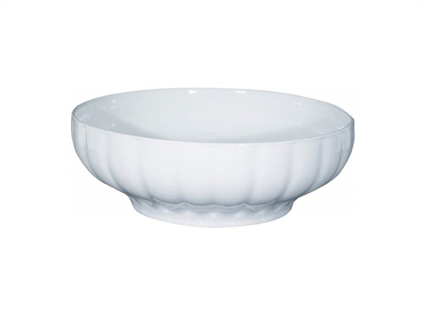 SATURNIA Napoli bianco Insalatiera costolata, Ø 26 cm