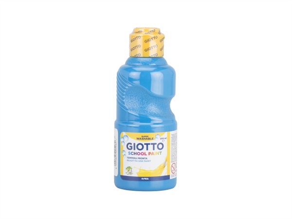 FILA Tempera pronta giotto school paint 250 ml cyano