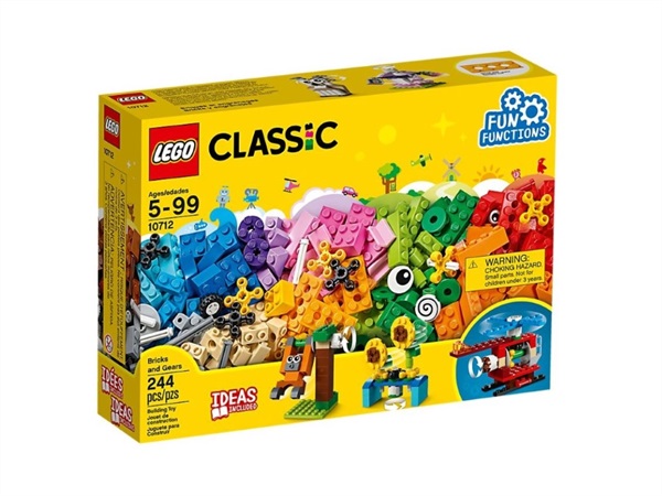 LEGO Lego classic, mattoncini e ingranaggi 10712