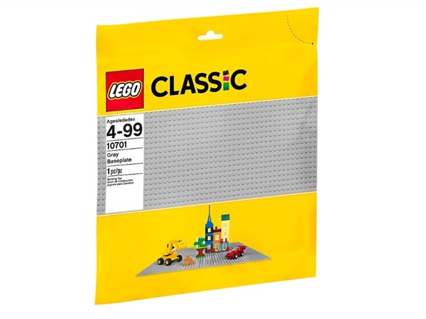 LEGO Lego classic, base grigia 10701
