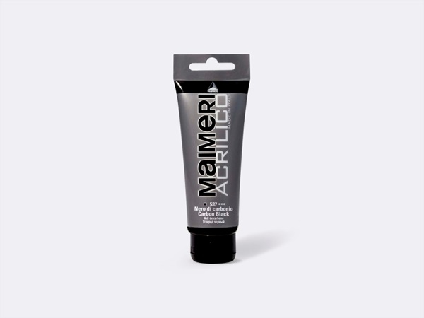 MAIMERI Acrilico polycolor 75 ml - nero carbone