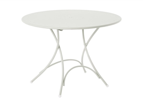 EMU PIGALLE TAVOLO TONDO PIEGHEVOLE EMU Ø 105 X 74 CM BIANCO 23