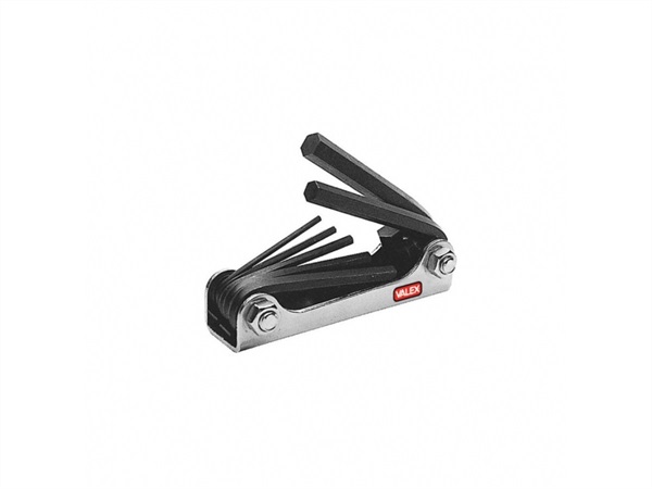 VALEX Chiavi maschio esagonali serie 7 pezzi
