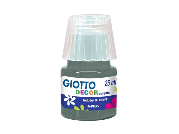 FILA Giotto decor, tempera acrilica, grigio scuro 25 ml