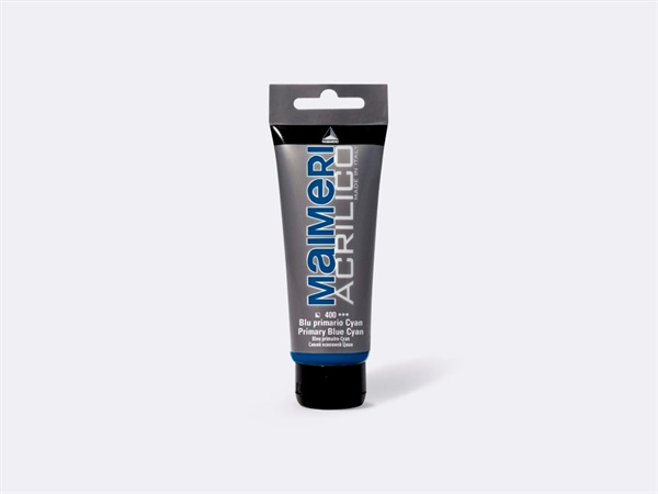 MAIMERI Acrilico polycolor 75 ml - blu primario (cyan)