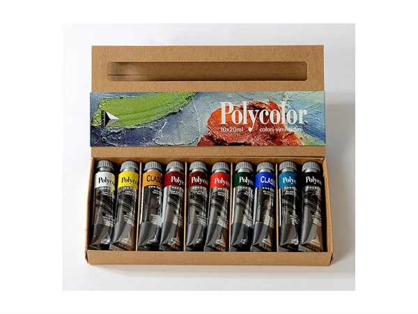 MAIMERI Polycolor set - 10 tubetti di acrilici maimeri (20 ml), colori assortiti