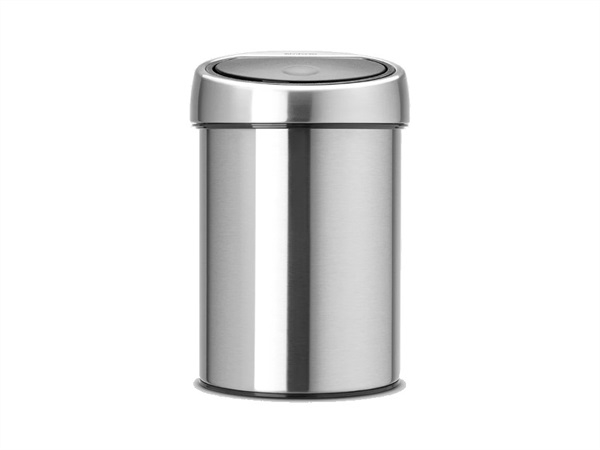 BRABANTIA TOUCH BIN pattumiera 3 litri - Matt Steel