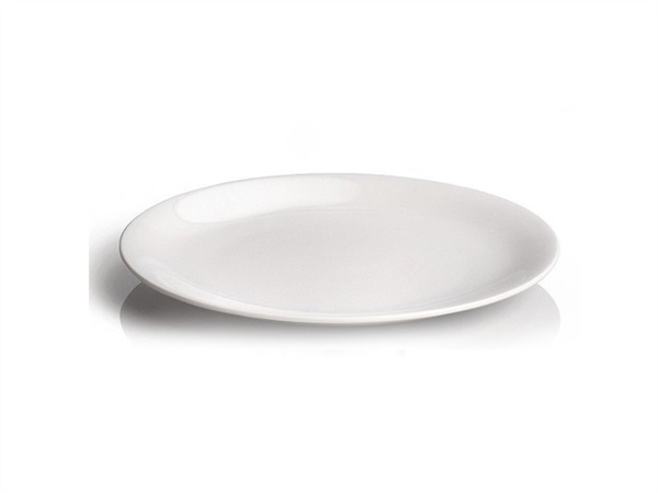 TABLE TOP PORCELLANE SAS Piatto frutta Metropolis in porcellana bianca Ø 22 cm