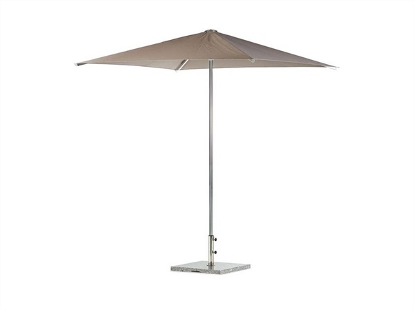 EMU SHADE OMBRELLONE PALO CENTRALE EMU 2X2 MT ALLUMINIO TAUPE