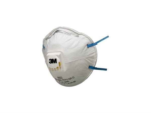 3M ITALIA Mascherine protezione antiparticolato 3M 8822 con valvola