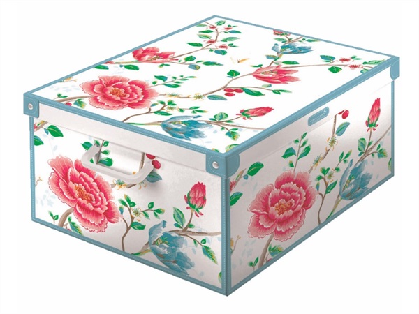 LAVATELLI SCATOLA GUARDAROBA FLORAL