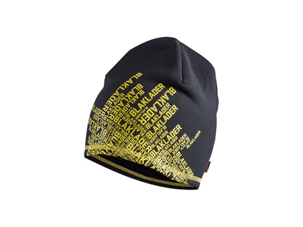 BLÅKLÄDER ITALIA SRL BEANIE IN PILE "MULTI PRINT" LIMITED NERO/GIALLO