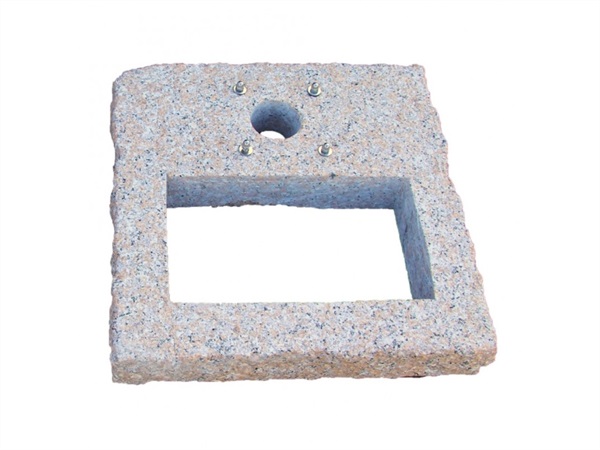 BEL FER Base quadrata in granito 41x41 cm, bel-fer 42/bsq