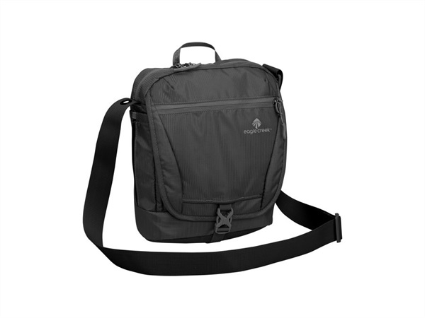 EAGLE CREEK Eagle Creek Guide Pro Courier Rfid Borsa Messenger, 30 cm, 9.5 litri, Nero