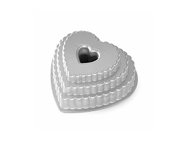 NORDIC WARE Nordic Ware Stampo Cuore a strati alluminio pressofuso
