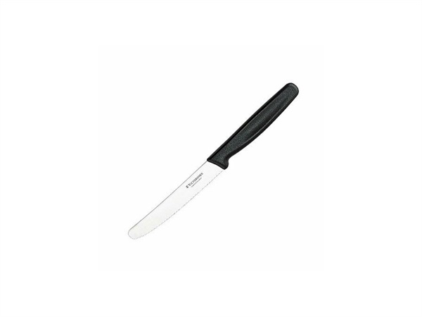VICTORINOX Coltello da tavola ondulato nero