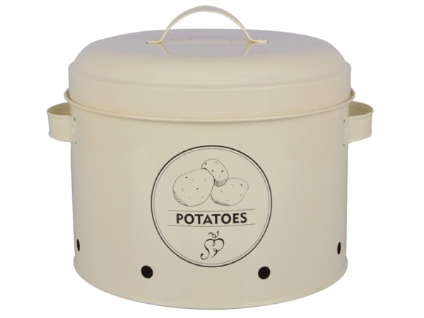 COUNTRY STYLE Barattolo in latta con fori per patate