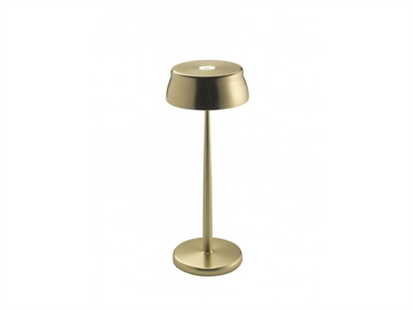 ZAFFERANO S.R.L. Sister light, lampada ricaricabile da tavolo -  oro anodizzato