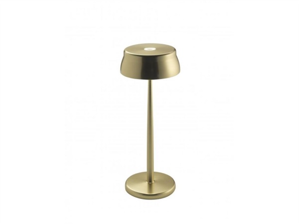 ZAFFERANO S.R.L. Lampada ricaricabile da tavolo sister light di zafferano - oro anodizzato