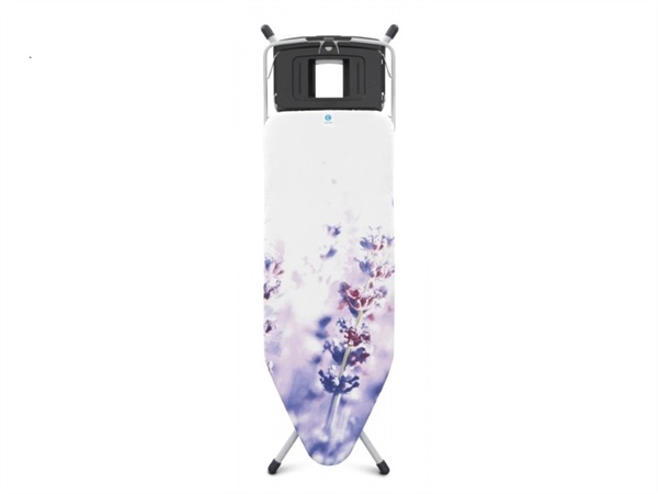 Asse da stiro XL comfort BRABANTIA - 124x45 cm - portacaldaia richiudibile - Lavender
