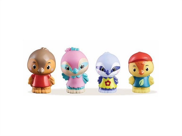KLOROFIL La famiglia di pulcini, set di 4 personaggi