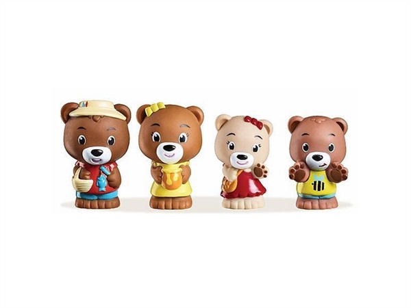 KLOROFIL La famiglia di orsetti, set di 4 personaggi