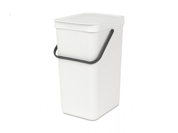 BRABANTIA Pattumiera sort & go - 16 lt - white