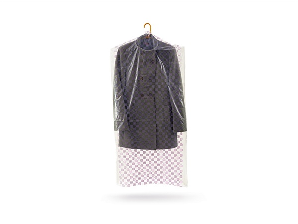 PERFETTO Sacchi custodia salva abiti, formato cappotto, 3 pezzi, 66x140 cm