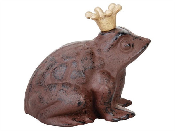 ESSCHERT DESIGN Decoro in ghisa principe ranocchio S