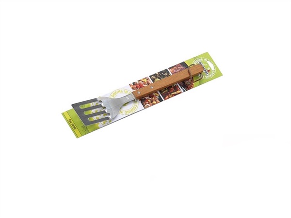 OMPAGRILL PALETTA OMPAGRILL ACCIAIO INOX CON MANICO LEGNO 39 CM