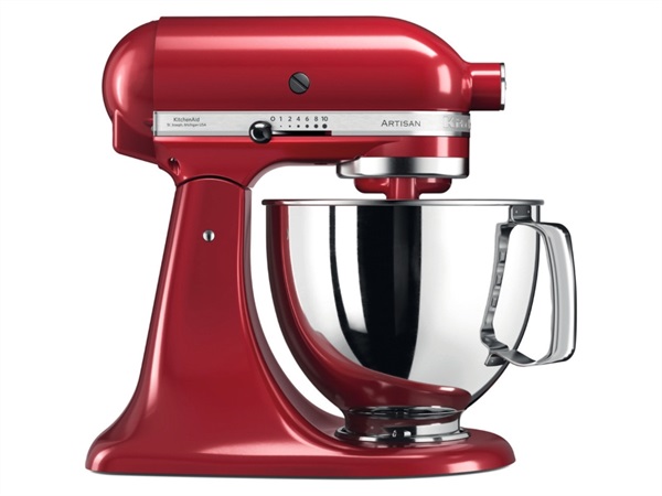 KITCHENAID PLANETARIA CON TESTA RECLINABILE ARTISAN 4,8L, ROSSO IMPERIALE