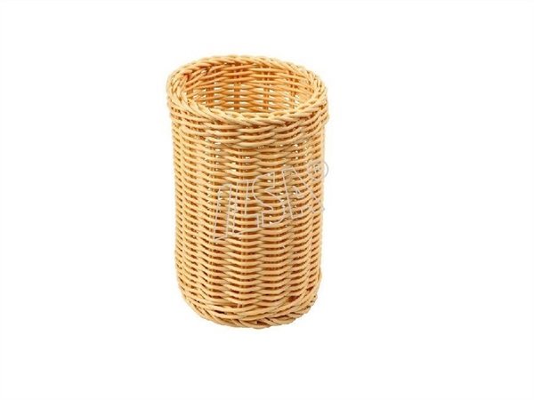 ILSA Cestino portagrissini/portaposate in rattan sintetico Ø 12 x h 15 cm