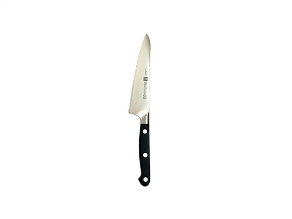 ZWILLING J.A.HENCKELS ITALIA Coltello da Cuoco seghettata PRO Compact in Argento/Nero