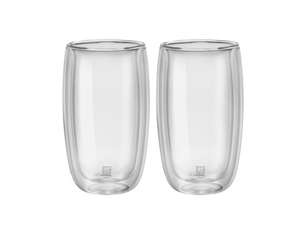 ZWILLING J.A.HENCKELS ITALIA Set di 2 bicchieri Latte Macchiato a doppia parete